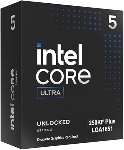 Intel® Core™ Ultra 5 Processor 250KF Plus 18 cores (6 P-cores + 12 E-cores) up to 5.3 GHz