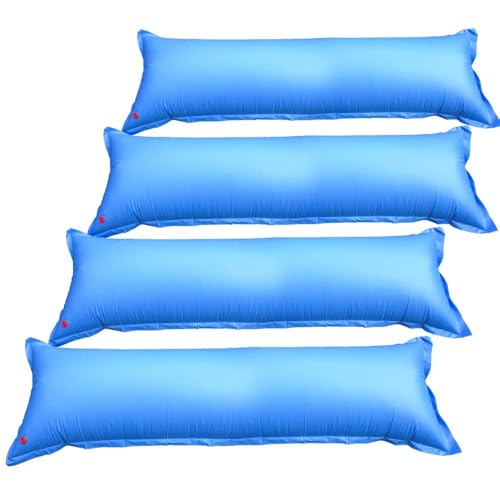 Robelle 4 ft. x 15 ft. 4-Pack Heavy Duty Pool Pillow for Winterizing Above Ground Pools, .22 MM Thick Vinyl, Reinforced Grommets, Winter Pool Pillow