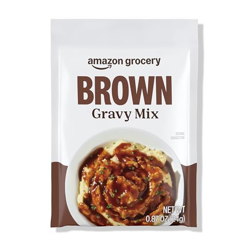 Amazon Grocery, Brown Gravy Mix, 0.87 Oz