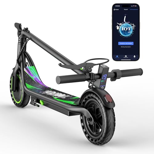 VOLPAM Electric Scooter, 350W/500W/800W/1000W/250W Powerful Motor & 19/22/ 9 MPH Top Speed, 16-28-10 Miles Long Range, Folding E Scooter Choice