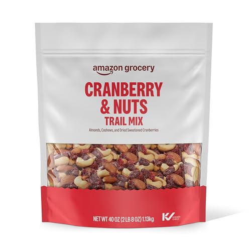Amazon Grocery, Cranberry & Nuts Trail Mix, 40 Oz