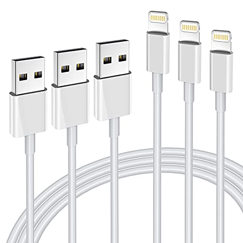 iPhone Charger 3Pack Apple MFi Certified Apple Charger 6FT, Lightning Cable 6FT Compatible with iPhone 14/13 /12 Mini Pro Max SE 11 Xs Max XR X 8 7 6 Plus 5S iPad Pro