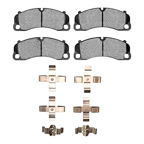 Dynamic Friction Company 5000 Advanced Brake Pads - Low Metallic and Hardware Kit