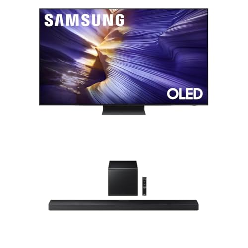 Samsung 55-Inch Class OLED S90F 4K Smart TV (2025 Model) NQ4 AI Gen3 Processor, 4K AI Upscaling Pro + Samsung Q-Series Soundbar HW-QS700F 3.1.2 ch Subwoofer (2025 Model)