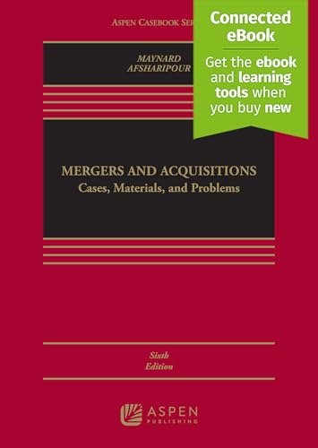 Mergers and Acquisitions: Cases, Materials and Problems Connected Ebook (Aspen Casebook)