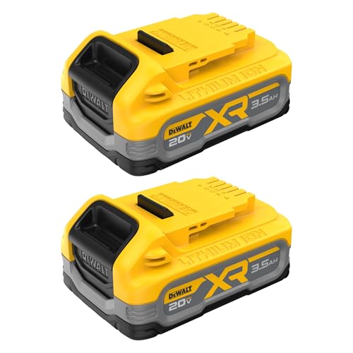 DEWALT 20V MAX XR POWERSTACK 3.5Ah Battery Kit, 2 Pack (DCBP320-2)