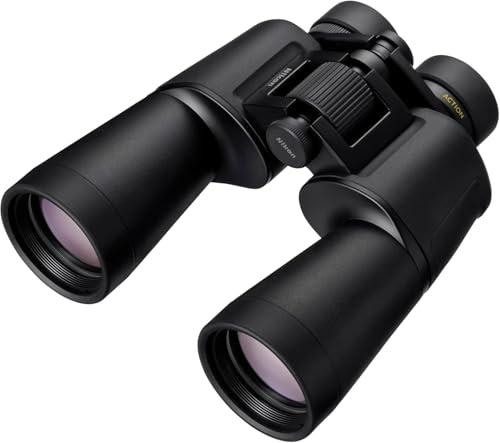 Nikon Action 7x50 Binocular | Multilayer-Coated Nikon Optics, Bright 50mm Objective Lenses, 7X Power, Turn-and-Slide Adjustable eyecups and Tripod-Ready Porro-Prism Design