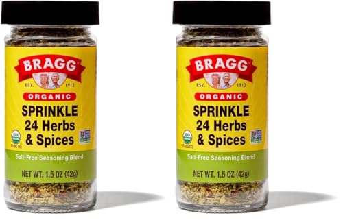 Bragg, Sprinkles & Herbs Spices, 1.5 Oz (Pack of 2)