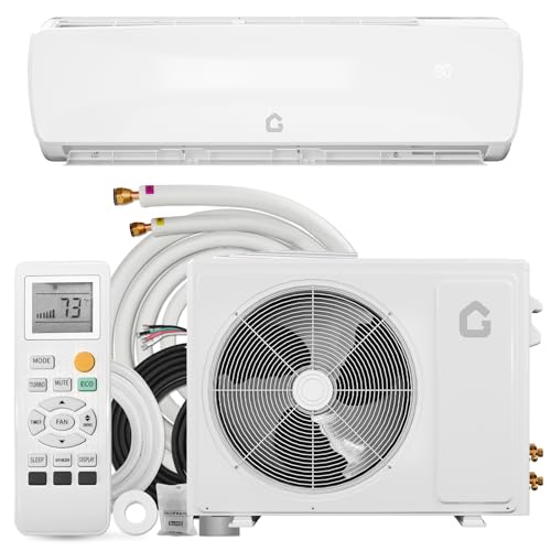 GarveeHome SEER 19 12000BTU 230V Mini Split Air Conditioner | Energy-Efficient Inverter AC System with Remote Control & Easy Installation Kit for Rooms Up to 750 Sq.Ft