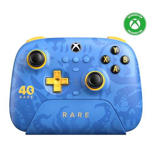 8BitDo Ultimate 3-mode Wireless Controller for Xbox, Hall Effect Joysticks, Pro Back Buttons, Compatibility with Xbox Series X|S & Xbox One, Apple, Windows PC & Android - Rare 40th Anniversary Edition