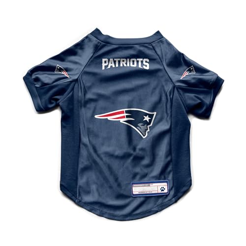 Littlearth NFL New England Patriots Stretch Pet Jersey,Medium