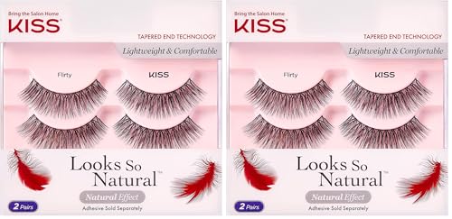 Kiss Looks So NaturaL Double Pack - Flir (Pack of 2)