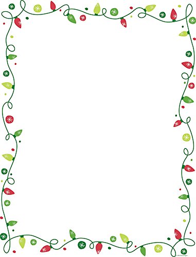 Great Papers! String Of Lights Foil Letterhead, 40 count, 11" x 8.5" (2011481)