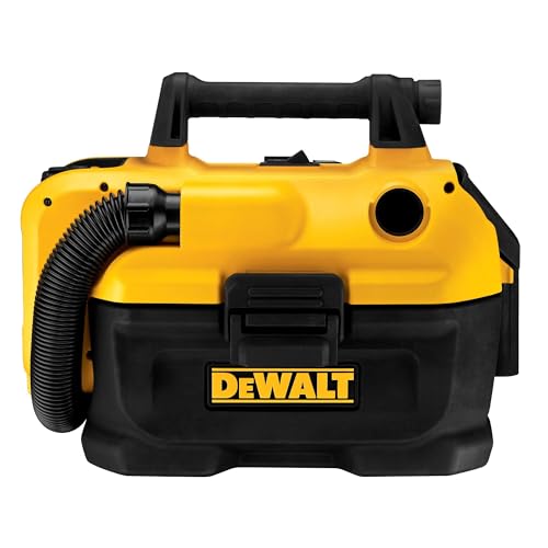 DEWALT 20V MAX Cordless Shop Vac, Wet Dry Vacuum Cleaner, Portable 2 Gallon Wet Dry Vac, Strong Suction Shop Vacuum with Hepa Filter, Tool Only (DCV580H)