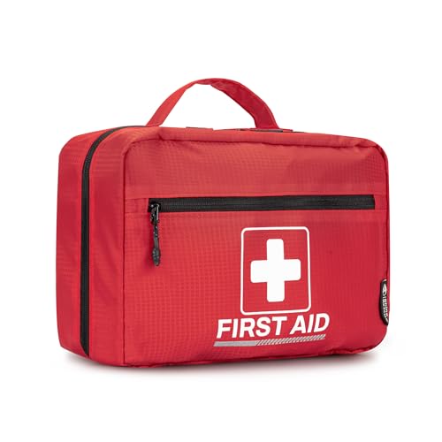 RHINO RESCUE Home First Aid Kit,240pc Medical kit for Car, School, Business