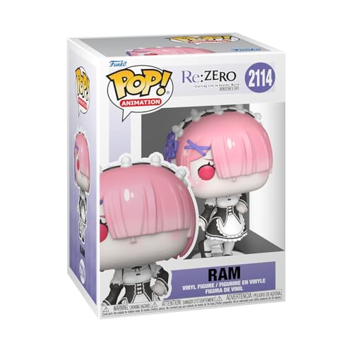 Funko Pop! Animation: Re: Zero - Ram - Collectable Vinyl Figure - Gift Idea - Official Merchandise - Toys for Kids & Adults - Anime Fans - Model Figure for Collectors and Display