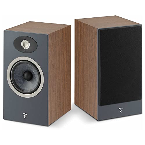 Focal Theva N°1-2-Way Bookshelf Loudspeakers, Pair, Dark Wood - FTHEVAN1DW