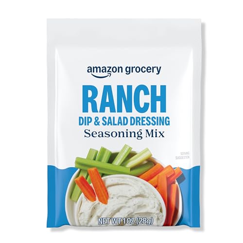 Amazon Grocery, Ranch Dip & Salad Dressing Seasoning Mix, 1 Oz (Previously Happy Belly, Packaging May Vary)
