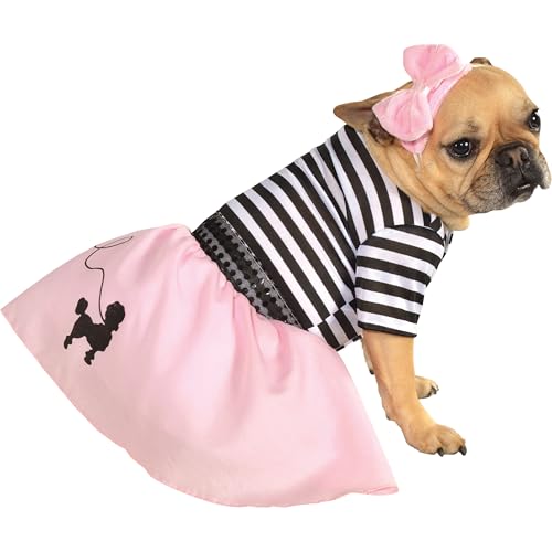 Rubies Fifties Girl Pet Costume for Dogs or Cats, Small