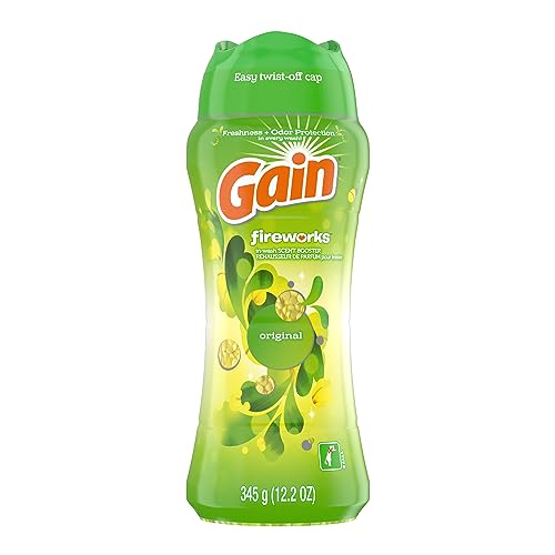 Gain In-Wash Laundry Scent Booster, Original Scent, 12.2 OZ, Fresh Extender + Odor Protection