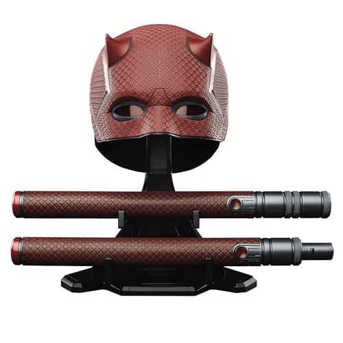 Marvel Legends Series Daredevil: Born Again Premium Roleplay Mask and Billy Club, Collectibles for Adults