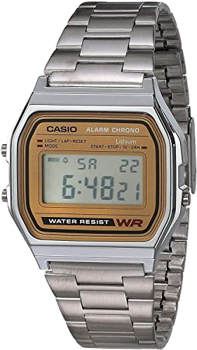 Casio Vintage A158WEA-9CF Casual Classic Digital Gold Bracelet Watch