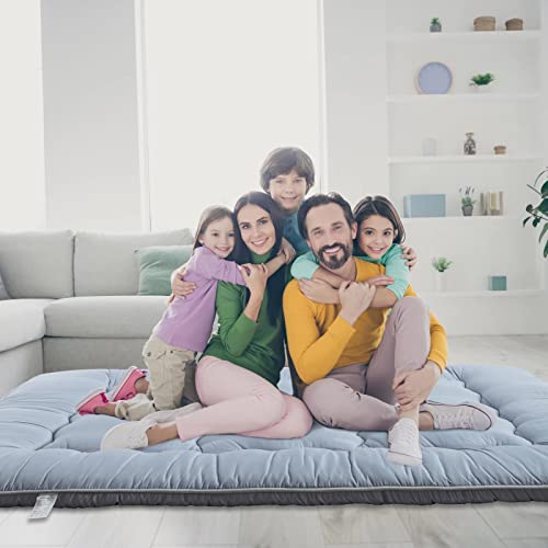 NeuType Futon Mattress Sleeping Mat on Floor for Adults, Kids - Suitable for Camping, Road Trip, Guest Room, Japanese Futon Mattress, Full Size