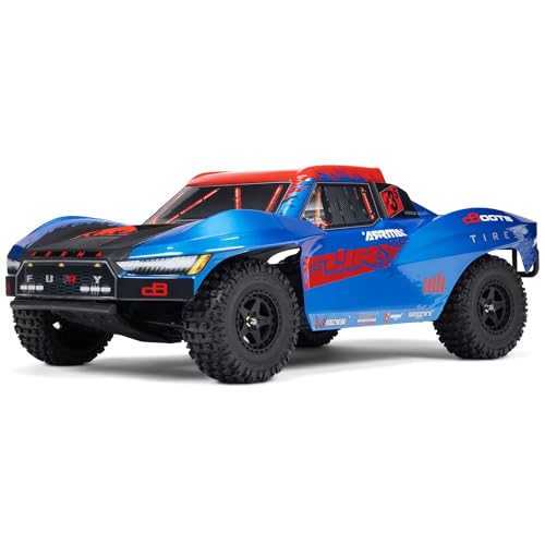 ARRMA RC Truck 1/10 FURY 2wd 223S BLX Brushless Short Course Truck RTR (Battery and Charger Not Included) with DSC, Blue, ARA3521T1
