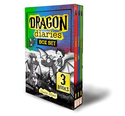 Dragon Diaries: 3 Book Box Set (Dyslexia-Friendly, Funny, Illustrated Chapter Books for Kids Ages 6-10)