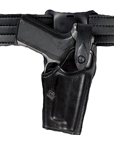 Safariland, 6285, SLS, Level 2 Retention Duty Holster, Fits: Fits Springfield Armory 1911A1, Low Ride, Plain Black, Right Hand