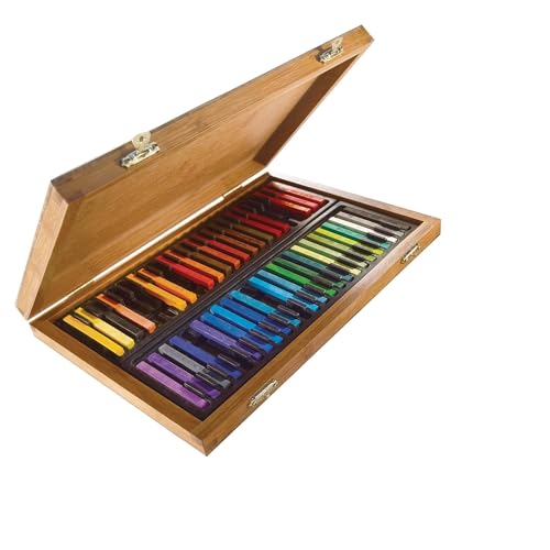 Conté à Paris Colour Pastel Carré Wood Box, Set of 48, Assorted
