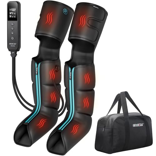 CINCOM Leg Massager with Heat and Air Compression for Pain Relief FSA - HSA