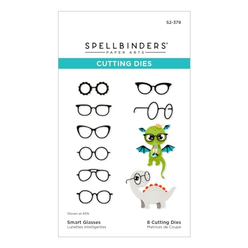 Spellbinders S2-379 Smart Glasses Etched Dies from The Monster Birthday Collection