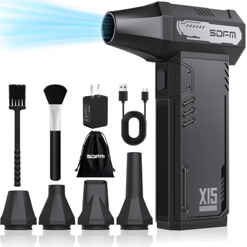 Compressed Air Duster,180,000RPM High Speed brushless Motor Mini Blower