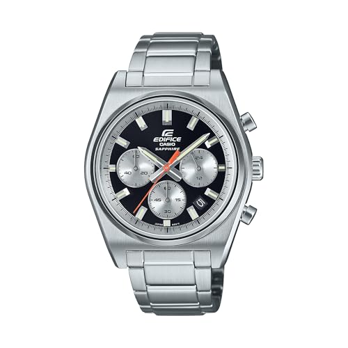 Casio EFB-730D Series | Men's Digital Watch | (Silver/Black) | 100WR | 1-Sec Chronograph | Date Display