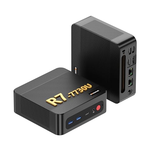 BOSGAME P4 Ultra Mini PC Ryzen 7 7730U 16GB DDR4 1TB PCIe SSD