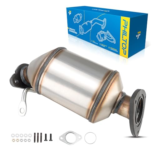 PHILTOP Catalytic Converter High Flow Performance Compatible With 2009-2017 Traverse, 2007-2016 Acadia, 2008-2017 Enclave, 2007-2010 Outlook, 2017 Acadia Limited, 3.6L (EPA Compliant)
