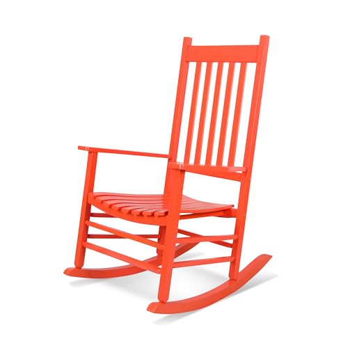 Shine Company Vermont Porch Rocker – Tuscan Orange