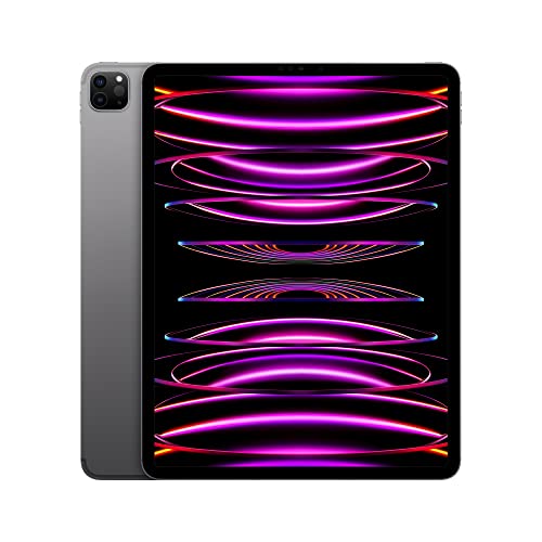 Apple iPad Pro (6th Generation, 12.9-inch, 2022), 512GB, Wi-Fi, Space Gray (Renewed Premium)