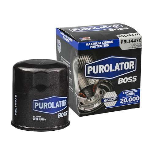 Purolator PBL14476 PurolatorBOSS Maximum Engine Protection Spin On Oil Filter Compatible With Toyota Corolla, Camry, Prius, Yaris, Sienna, C-HR, Prius C, Prius Prime, Pontiac Vibe and Scion xB