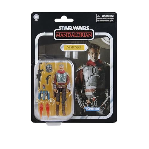 STAR WARS The Vintage Collection Cobb Vanth (Mandalorian Armor), Deluxe The Mandalorian 3.75 Inch Collectible Action Figure