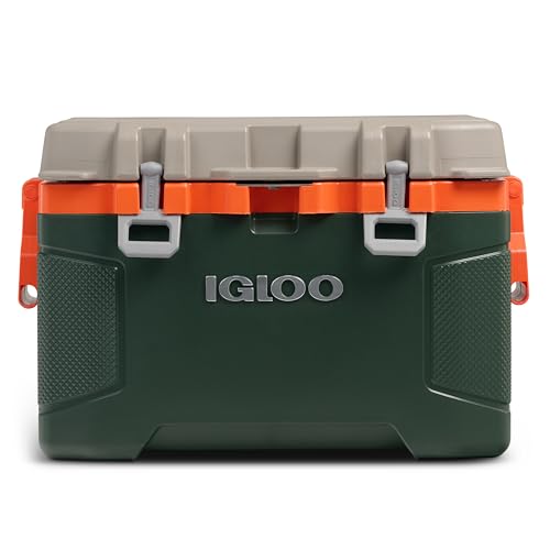 Igloo Trailmate 50Qt Cooler, Insulated Hard Shell Ice Chest, Sportsman