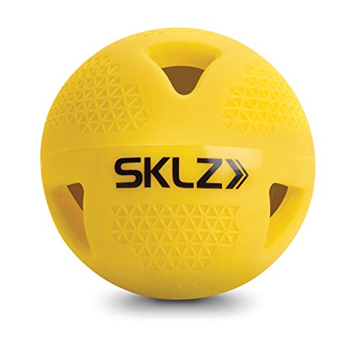SKLZ Premium Impact Limited-Flight Training Baseballs, 36-Pack, Yellow