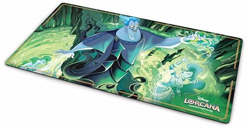 Ravensburger Disney Lorcana TCG Playmat Featuring Hades - Double Dealer | Protects Cards | Versatile Game, Desk, or Mouse Pad | Durable Non-Slip Surface | Suitable for Ages 8+