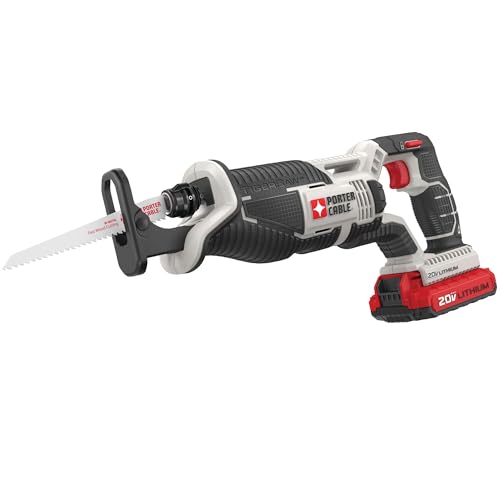 PORTER-CABLE 20V MAX* Reciprocating Saw, Tool Only (PCC670B)