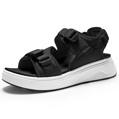 Vilanva Women's platform sandals Black Size 9