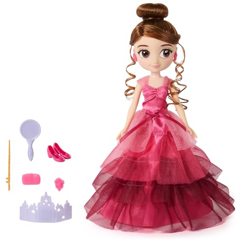 Wizarding World Harry Potter, 8-inch Hermione Granger Doll 9-Piece Yule Ball Gift Set with Doll Accessories, Kids Toys for Ages 6 and up