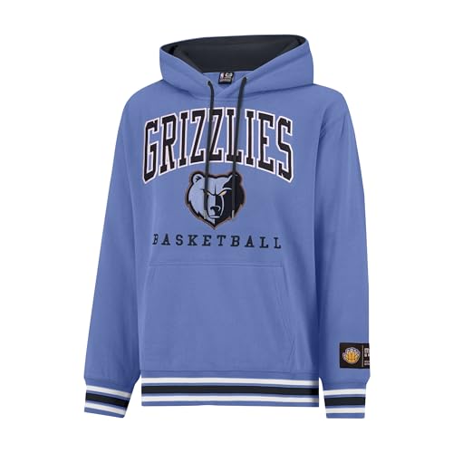 Ultra Game Mens NBA Official Premium Embroidered MVP Hoodie Sweatshirt, Memphis Grizzlies, Team Color, Large