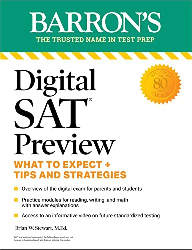 Digital SAT Preview: What to Expect + Tips and Strategies (Barron's SAT Prep)