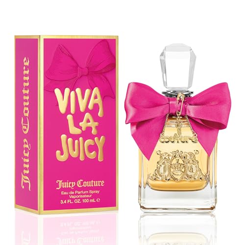 Juicy Couture Viva La Juicy Eau De Parfum, Women's Perfume with Notes of Mandarin, Gardenia & Caramel, Gift for Her, Floral & Sweet, EDP Spray